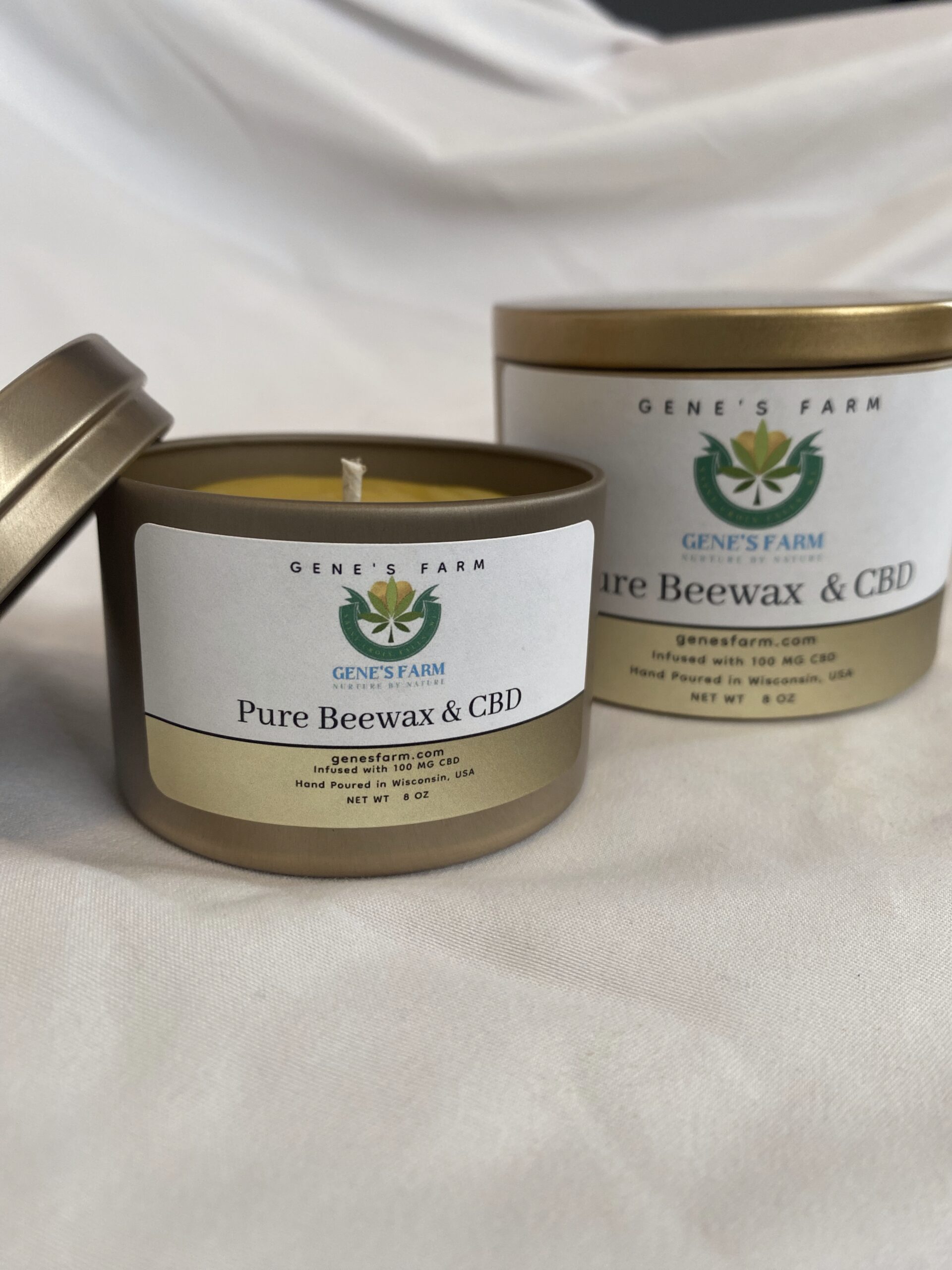 Beeswax Candle (Tin)